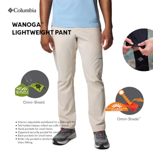 Image of Columbia Men Omni-Shield Wanoga Lightweight Hiking and Trekking Pant