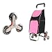 Produktbild BGTRRYHY Leichte Klettertreppe klappbar 6 Räder Einkaufstrolley Haushalt aus Aluminiumlegierung Trolley Anhänger Gepäcktaschen