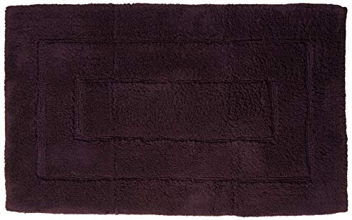 Kassatex Kassa-Design Badvorleger, Baumwolle, Pflaume, 24 x 40 in