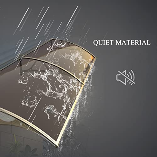 Couverture en polycarbonate de qualité supérieure pour auvent de porte robuste - 5
