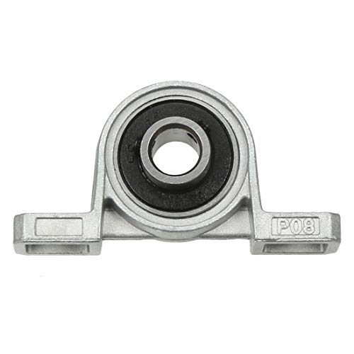 Image of KP08 8mm Bore Diameter Rail Mount Bore Ball Bearing Block Mounted Pillow Insert Bearing (4pcs)