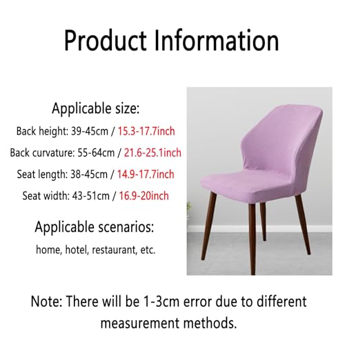 Housse de chaise extensible protection globale 360 écru 2pcs - 6