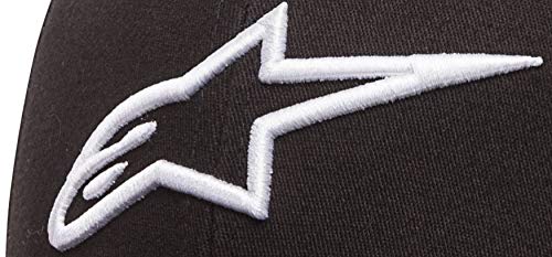 ALPINESTARS Boné masculino Corp Shift 2 Flexfit, Preto envelhecido, preto e branco, Small-Medium