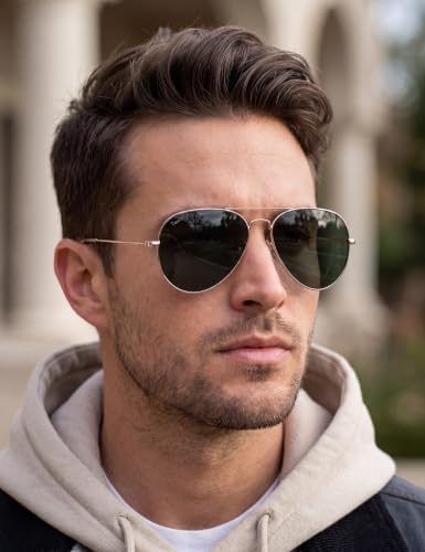 Image of Fastrack Tees Aviator Sunglasses for Unisex