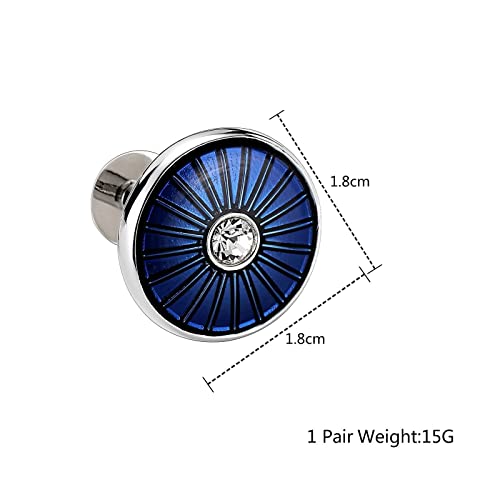 Mancuernillas personalizadas de acero para hombre miniatura 3