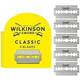 Rasoio con testina monolama. Wilkinson 7000112E – Lame da rasoio, doppio filo, 5 pezzi