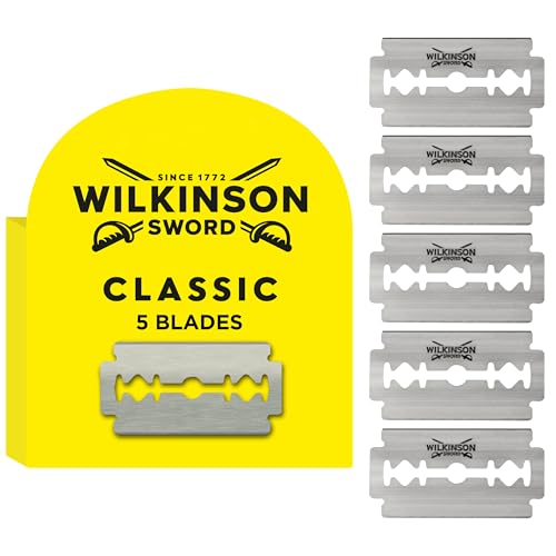 Wilkinson 7000112E – Lame da rasoio, doppio filo, 5 pezzi