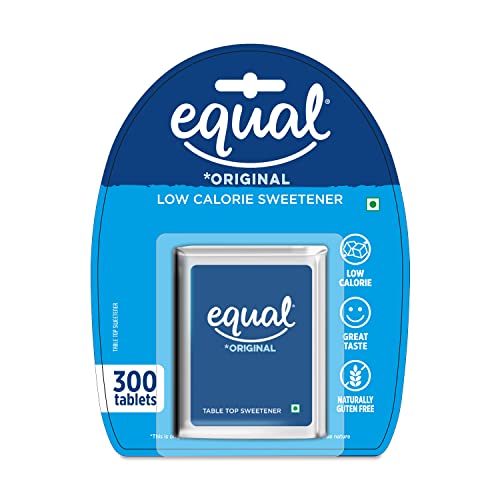 Equal Original Low Calorie Sweetener | Table Top Sugar Free Sweetener| Ideal for Diabetic Patients | Sugar Control | 300 Tablets | Pack of 1 (B00HVVI530) Amazon Price History, Amazon Price Tracker