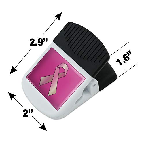 Breast Cancer Awareness Pink Support Ribbon Refrigerator Fridge Magnet Magnetic Hanging Hook Note Snack Clip #TOP2