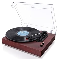 Chinflly Platine Vinyle Bluetooth, Tourne Disque Vinyle avec USB AUX Haut-Parleur Stéréo Intégré Conception de Valise… - Les Beatles, Paul McCartney, John Lennon, RIngo Starr, George Harrison