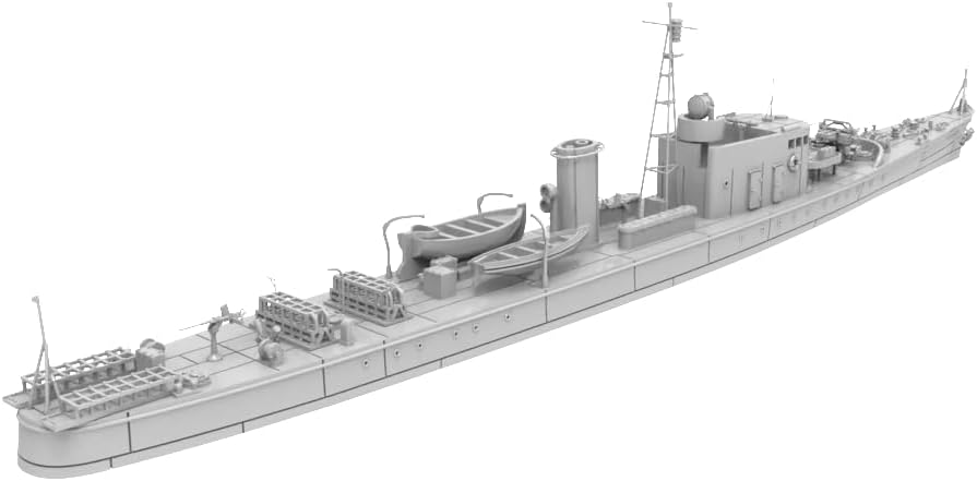 RHWS200012-A 1/200軍事モデルキットウォーターラインIJNタイプK-7No.4クセンテイ