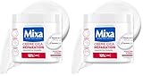 Mixa - Crème Cica Réparation - Réparation Effet Longue Durée - Peaux Très Sèches et Rugueuses - Visage, Corps, Mains - Hypoallergénique - 400ml (Lot de 2)