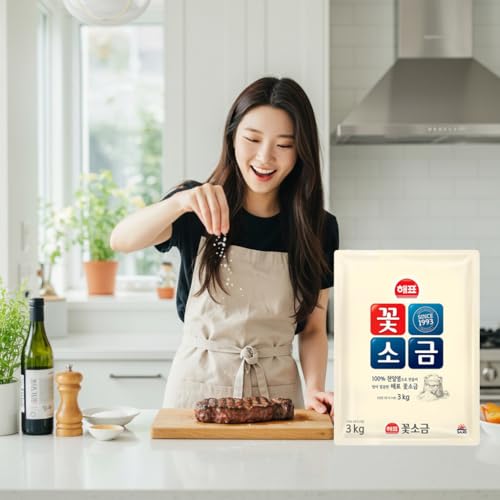 Sal de mar fina coreana 6.6 lb para cocinar miniatura 5