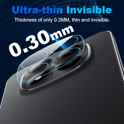 Lemxiee Cristal Templado para Xiaomi Redmi Note 15 Pro 5G Protector Camara [3 pieza] HD vidrio templado Protector pantalla Camara - imagen 6