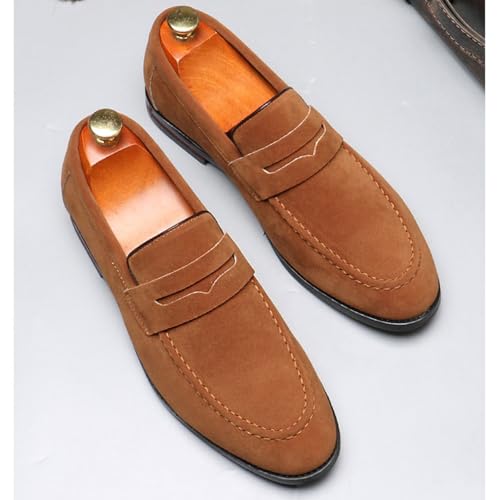 Mens Loafers Casual Slip on Shoes PU Leather Penny Loafers for Men4