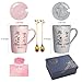 Imagen de YIKILYLIFE Regalos 55 Año Aniversario Boda 2PCS Tazas 400ml