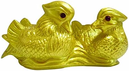 Amazon Com Feng Shui Oro Mandarin Patos En Lotus Mejor Para Par Amor Chino Animal Amor Suerte Home Kitchen
