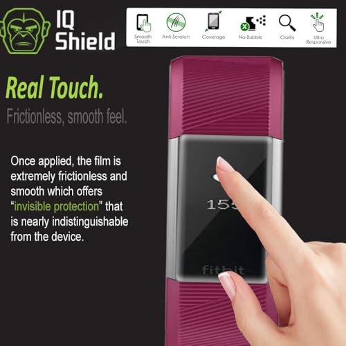 image for IQShield Screen Protector Compatible with Fitbit Alta HR (2017,Alta 20