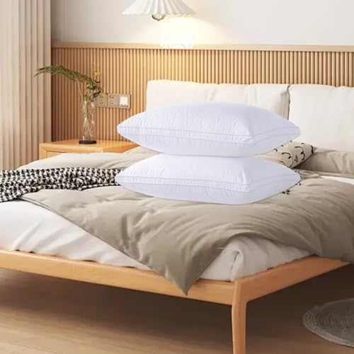 Oreiller d'hôtel doux lot de 2 inserts de lit confortables 30x50 cm - 6