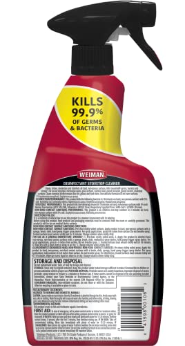 Weiman Disinfecting Stovetop Cleaner & Stainless Steel Cleaner - 22 Ounce - Daily Appliance Kitchen Cleaning Kit #TOP1