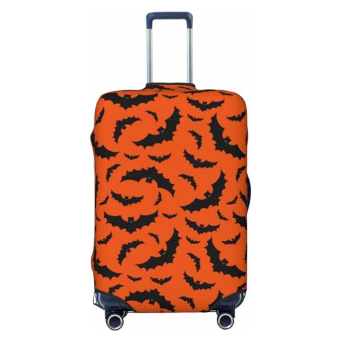 VOSERY Travel Luggage Cover - bat halloween Washable Suitcase Covers Protector Fits 18-32 Inches Luggage