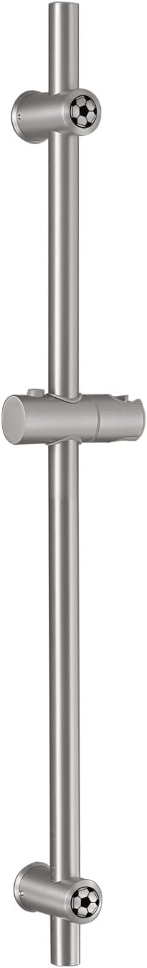 All Metal Shower Slide Bar 30-Inch with Adjustable Handheld Shower Head Holder for Bathroom Wall Mount SUS 304 Stainless Steel Brushed Finish (Brushed Nickel)
