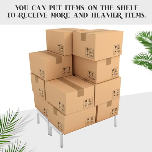 Image of MorningRo 2 Pack Dunnage Rack 24 inch Long x 14 inch Wide, 7.9 inch Height
