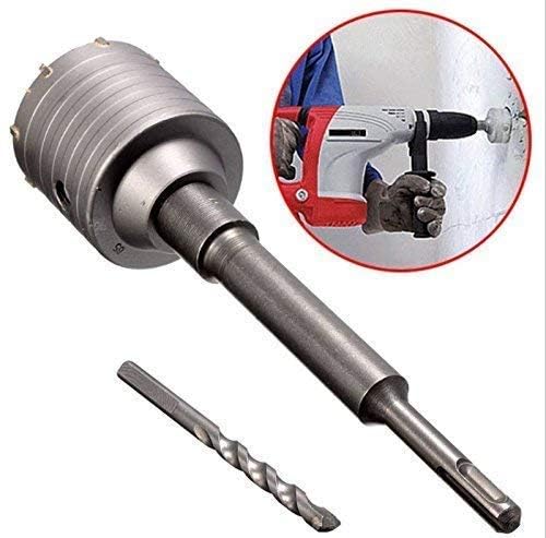 Tools Centre 35mm Concrete Wall Drill Bit Hole Saw Cutter + 200mm Connecting Rod With Wrench For Brick Cement Stone 1