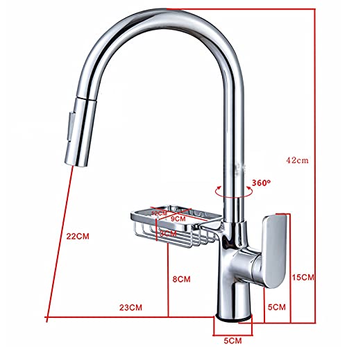 Robinet de cuisine extensible pivotant à 360° pour simplifier vos recettes - 4
