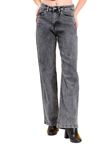Image of KOTTY Women High Rise Straight Jeans