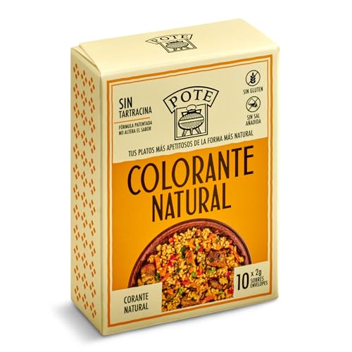 POTE colorante natural caja 10 sobres de 2 gr
