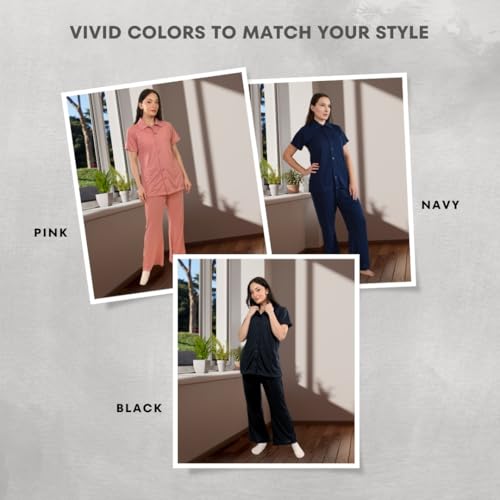 Image of Inspired Comforts Post Surgery Mastectomy Recovery Pajamas Set with Internal Drainage Pockets