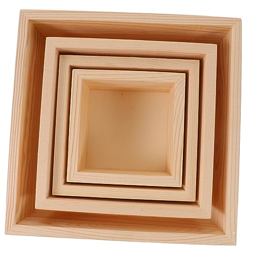Boîtes de présentation bois BESTYASH pour ranger vos petits objets de maison et bureau
