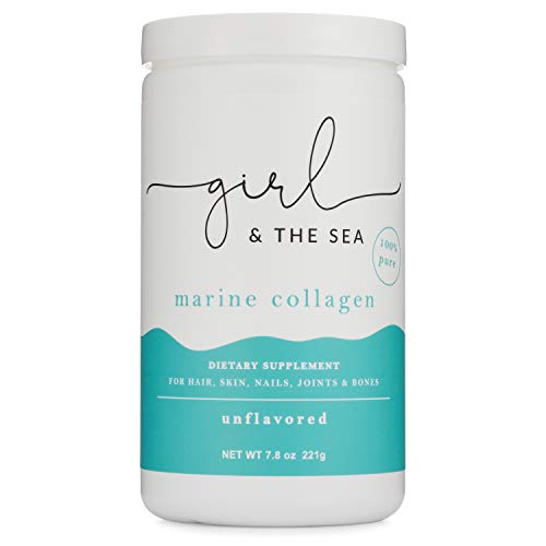 Girl & The Sea 100% Pure Marine Collagen Powder, Hydrolyzed Fish Collagen Peptides