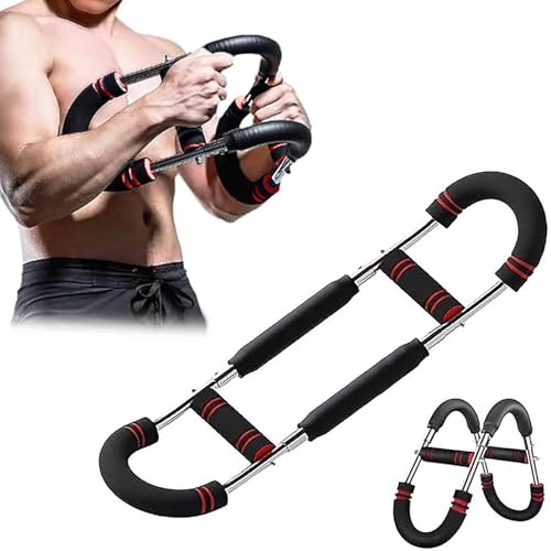 HGMMFZ Adjustable Chest Clip Muscle Workout Equipment 66-110lb Exercise Twister Arm Trainer Muscular Strength Enhancer Portable for Men& Women for Home & Gym Fitness Equipment