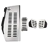 TTMMMKP Almohadilla de Pedales de Coche con Freno Antideslizante LHD, para Volkswagen Polo VW Golf 4 Bora Beetle RSi GTI R32, para Audi A3 Seat Leon 1M Toledo 1L