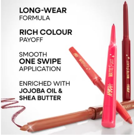 Image of Nykaa Cosmetics Matte to Last Lip Liner (0.3g) (Boho)