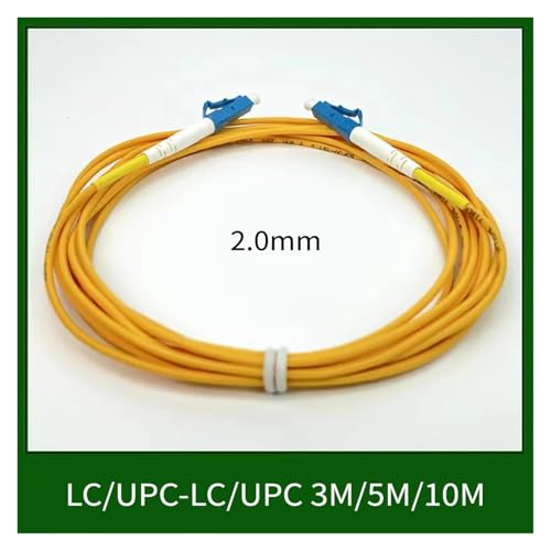 Câble fibre optique LC/UPC monomode 3m haute précision 2,0 mm
