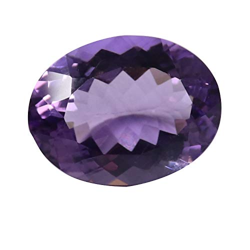 Améthyste ovale 8,55 carats naturelle Kv92-B0831JLZ, un cadeau unique de collection