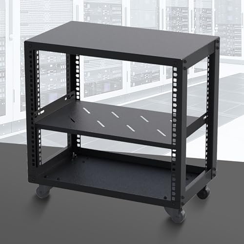 Soporte metálico móvil para multimedia con ruedas miniatura 1
