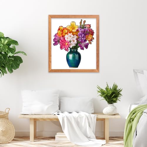 50% Off Ixfyloop Wooden Flower Puzzle for Adults - 198 Pieces - Image 5