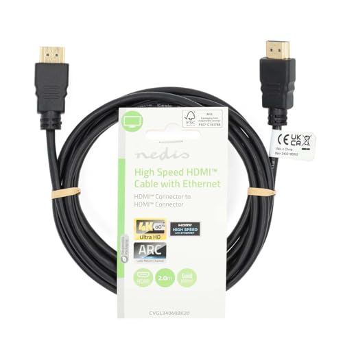 Nedis Câble HDMI haute vitesse avec Ethernet 2 mètres - vue 4