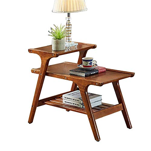 Carl Artbay Home&Selected Furniture/Sofa Side Table 3 Tier Solid Wood