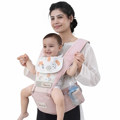 Image of Baby Carrier with Hip Seat for 0 to 3 Year New Born Baby, Kangaroo Adjustable Baby Carrying Bag for Newborn to Toddler, 20 Kg (LPC57)