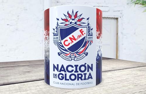 Genérico Taza personalizada para amantes del fútbol. Uruguay, Club Nacional de Football. Ideal para regalar a todo buen hincha.