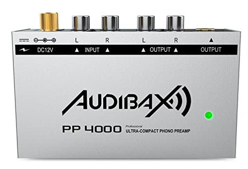 Audibax PP4000 Silver Preamplificador Previo Phono RIAA. Único en el Mercado con Interruptor ON/Off