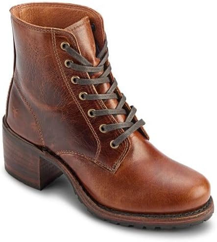 Frye Sabrina 6G Lace Up Women's Ankle & Bootie Boots - Premium Leather, Stylish and Comfortable Footwear for Every Occasion