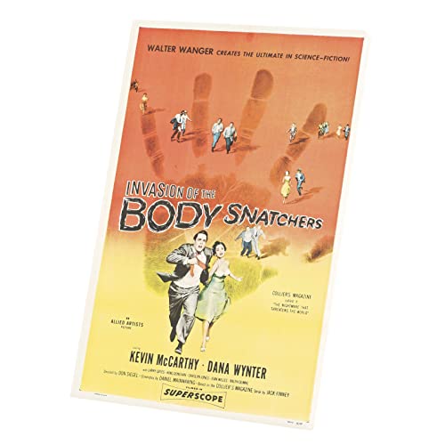 Tableau Décoratif Toile Imprimée Vieille Affiche Anglaise Invasion of the Body Snatchers