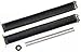 Moving Up Garage Door Company Pair of Torsion Springs in Black Coated, Corrosion Resistant and Oil Tempered Material - Made in The U.S.A. (273 x 2 x 46)