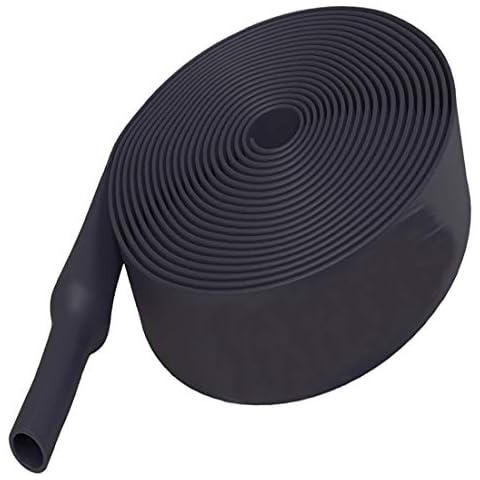 NANSH 2 Inch Diameter Dual Wall with Adhesive Glue Lined Heat Shrink Tubing 3:1 Ratio Marine Shrink Tube Wire Sleeving Wrap Protector (20FT) Cover